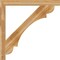 Ekena Millwork Olympic Block Rough Sawn Bracket, Western Red Cedar, 4"W x 46"D x 46"H BKT04X46X46OLY05RWR - alternate 2